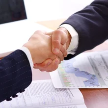 Business handshake