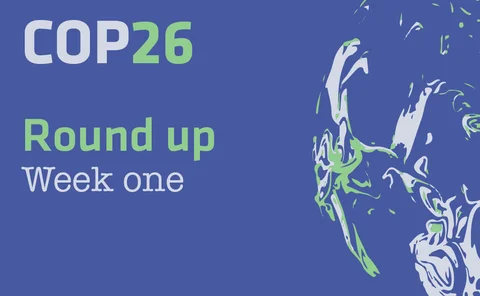 Cop 26 Round up Week One