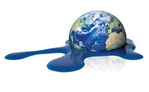 Melting earth global warming