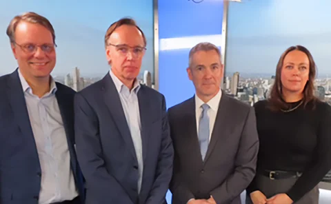 Kayleigh Benneworth, group head of risk and compliance at Specialist Risk Group, David Sparkes, regulation director of the British Insurance Brokers' Association, Mathew Rutter, regulatory partner at DAC Beachcroft, and Matthew Connell, director of policy and public affairs at the CII