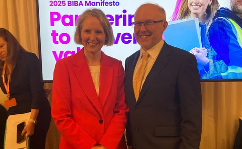 Emma Reynolds MP and Biba’s Graeme Trudgill  