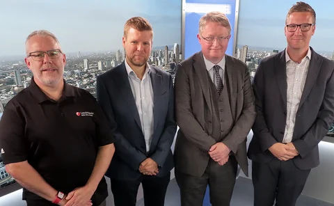 LexisNexis Risk Solutions’ Andrew Ballard, Kennedys’ Niall Edwards, Altus Consulting’s Mark McDonald, and Aviva’s Tom Pitney